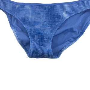 Aerie Blue Tie Dye One Piece Full Coverage Bikini Bottom Size Small NWOT